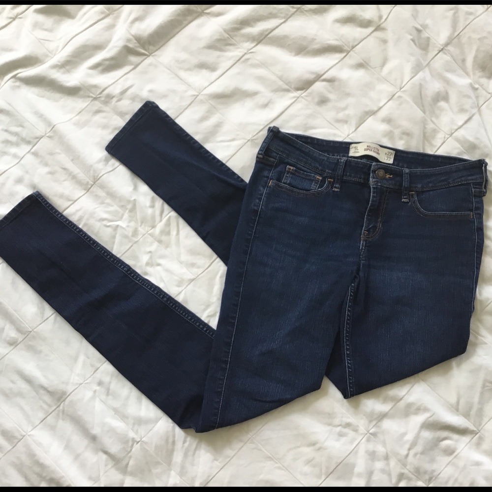 Hollister Super Skinny Blue Jeans